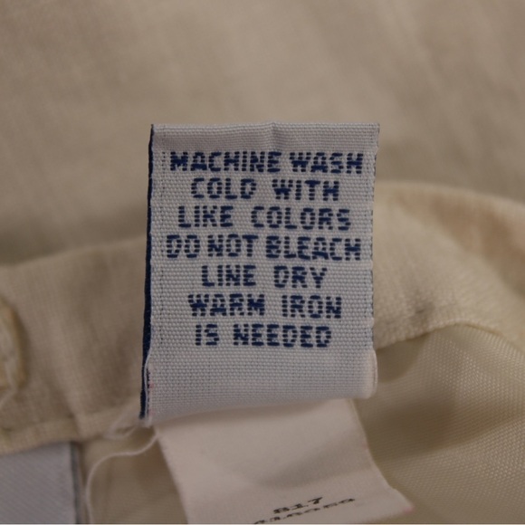 100%‎ Linen Women's 8 Old Navy Embroidered Floral Cream Pencil Skirt - Picture 8 of 10